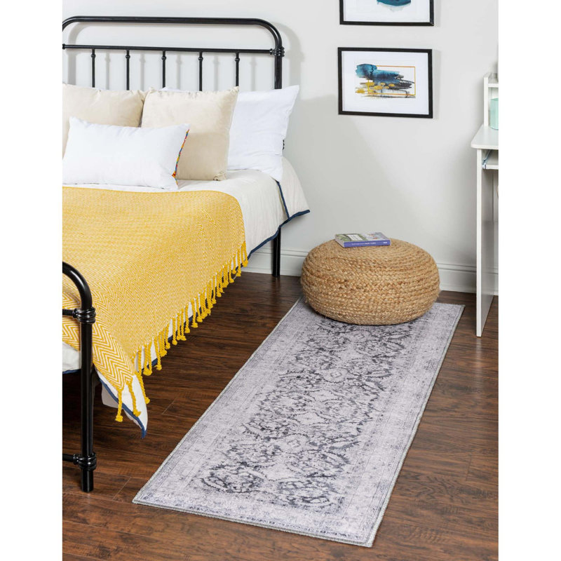 Heyde Chenille Oriental Indoor Rug, Runner 2'6" x 12'