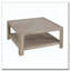 Table basse carrée avec rangement