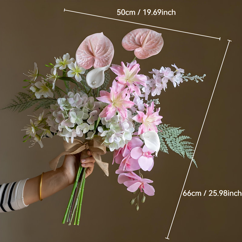 Ornements de fleurs simulées