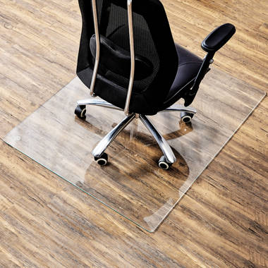 AiBOB Office Chair Mat for Hardwood Floor, 36 X 48 inches, Hard Floor Chair  Mats Under Computer Desk, Easy Glide for Rolling Chairs, No Curling