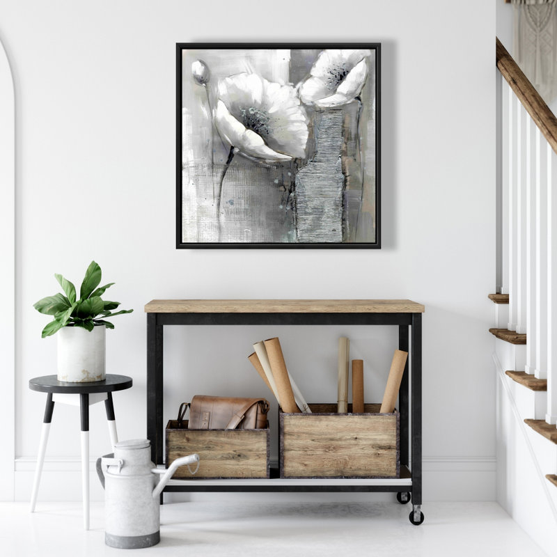 " Industrial Monochrome Flowers "