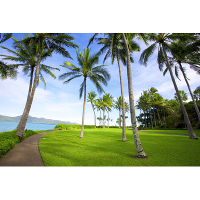 Tropical Landscape - Wrapped Canvas Print