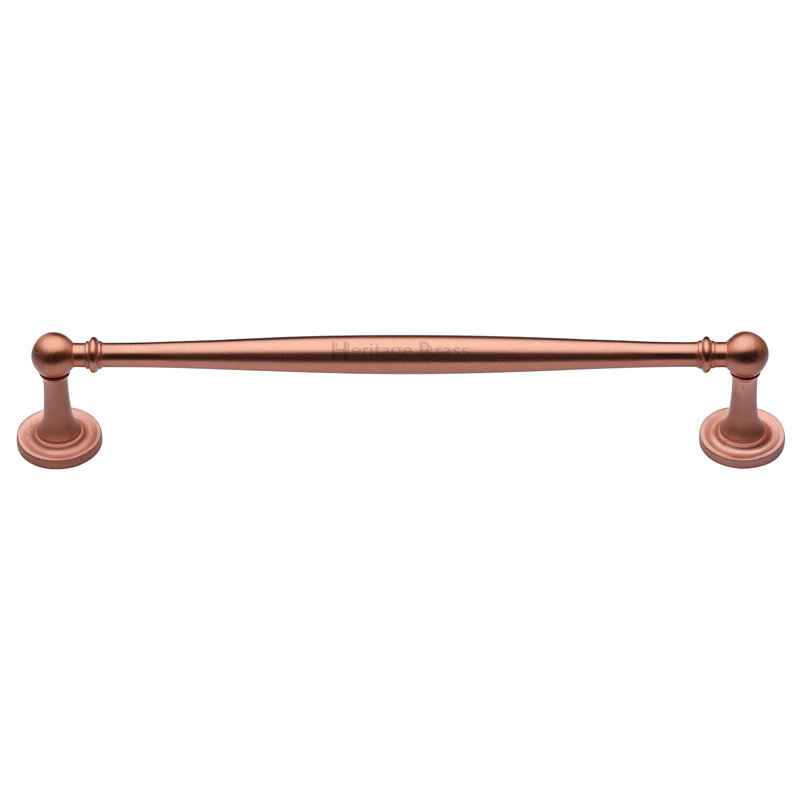 Heritage Brass Heritage Cabinet Pull Colonial Design, 15.2cm H x 2.5cm W x 17.7cm D, Satin Rose Gold
