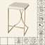 Tabouret sans dossier en simili cuir et fer Peniste-1416508051-1406475672-1409307052