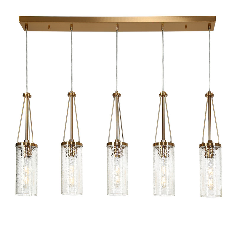 Luminaire suspendu 5 lumières Aeronwen