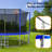 16FT Trampoline With Balance Bar  And  Basketball Hoop And Ball, ASTM Approved Reinforced Type Outdoor Trampoline With Enclosure Net-101115871