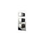 Système de douche complet thermostatique Azalea avec valve brute