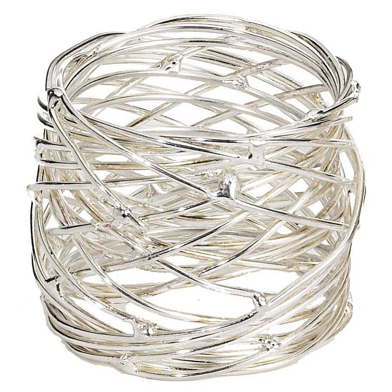 Tara Napkin Ring, Nickel