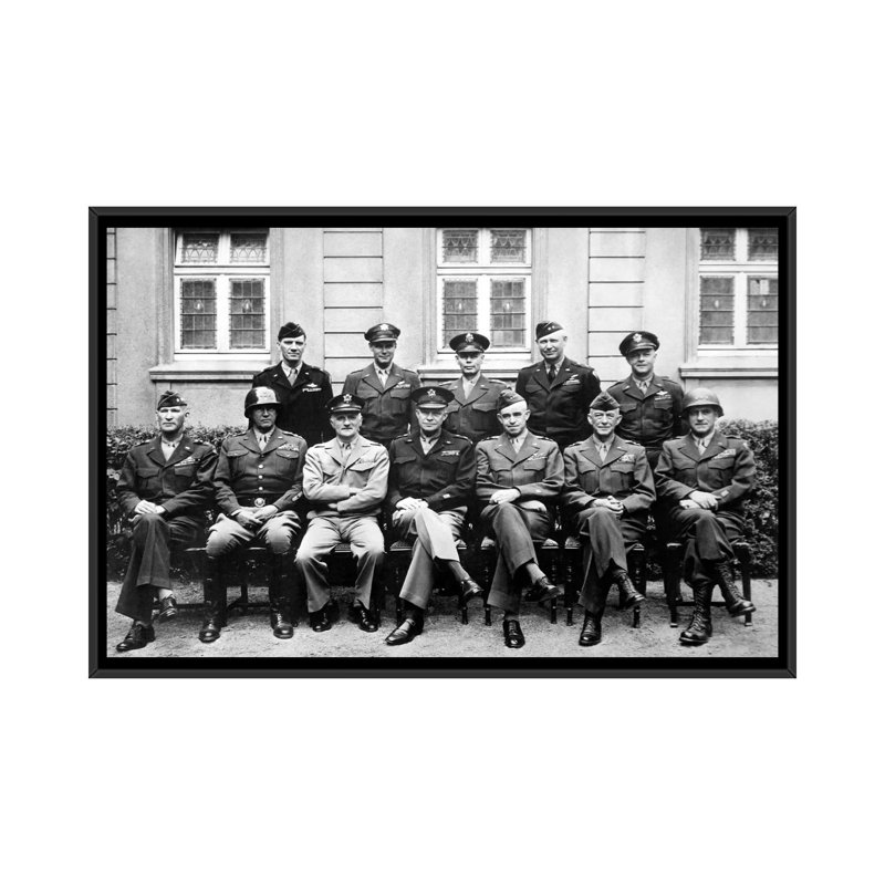 Reproduction de photo sur toile, H 18 po x l 26 po x P 1,5 po, Toile avec cadre noir, Pas de tapis
