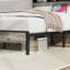 Structure de lit plateforme double en bois-1153016554