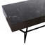 Bureau d'ordinateur 70,87 "Modern Black Modern, bureau d'étude et de travail, pieds en Y en métal