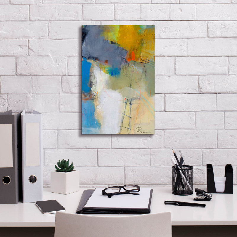 «New Lock I» par Ira Ivanova, art mural sur toile, H 18 po x l 12 po x P 0,75 po