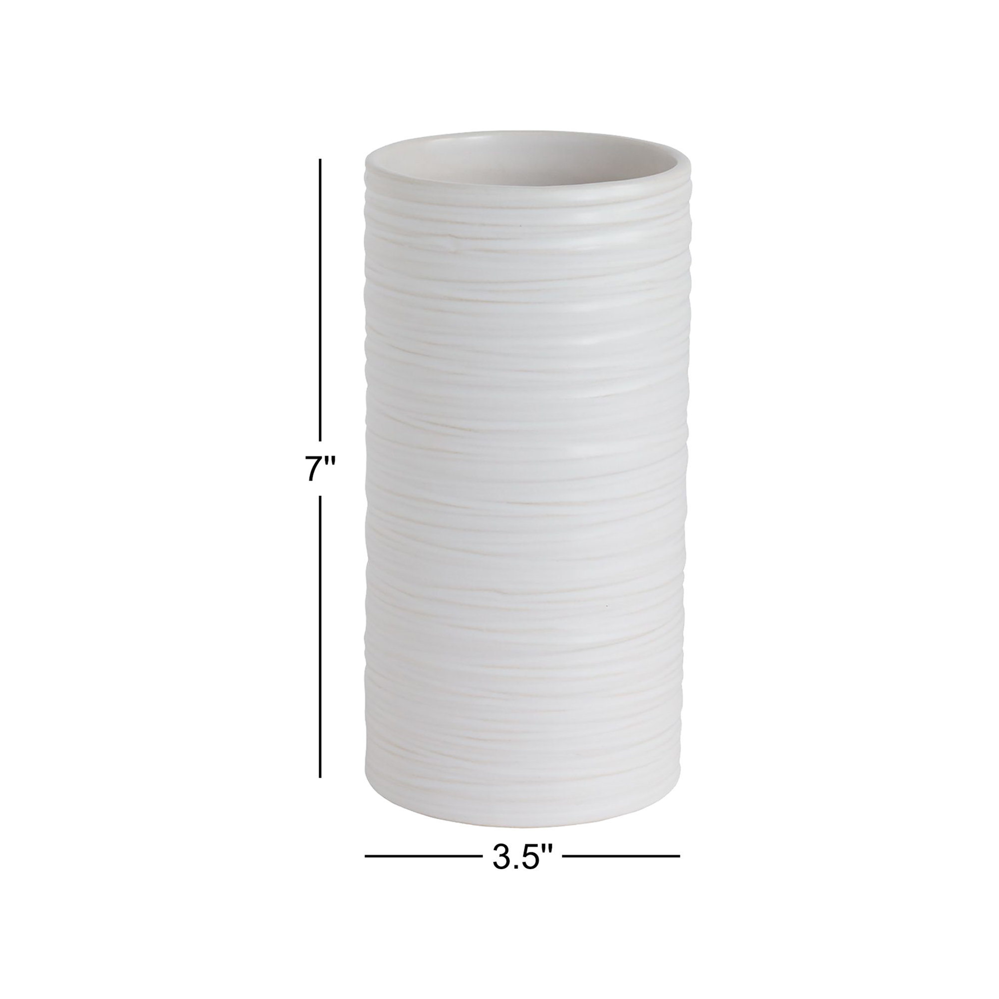 Canella 7'' Ceramic Table Vase