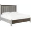 Miramar Tufted Upholstered Low Profile Canopy Bed-264016780