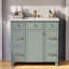 Meuble-lavabo simple 36 po avec comptoir en céramique, assemblage requis-314171513