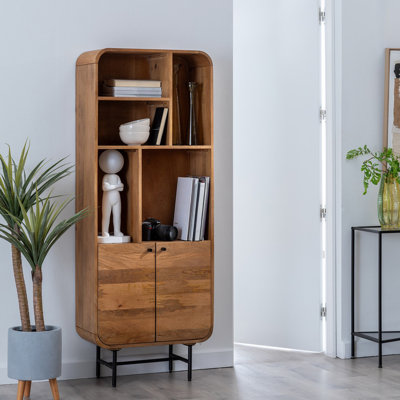 Millersburg 160cm H x 66cm W Iron Standard Bookcase