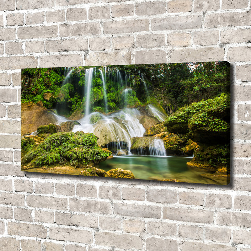 Waterfall - No Frame Print on Canvas
