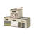 Fabric Storage Bin Set With Clear See-Through Window (Set Of 4)-87709192