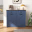 Armoire poubelle double inclinable Farmhouse Blue