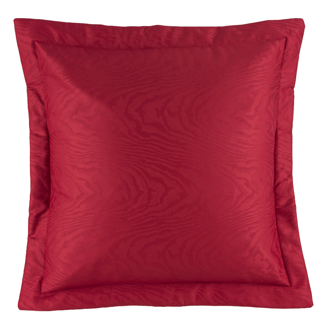 Bouvier Black Damask Cotton Pillow Cover thomasville at home