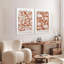 2 Piece Wrapped Canvas Wall Art