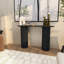 Console ovale en bois Cole and Grey