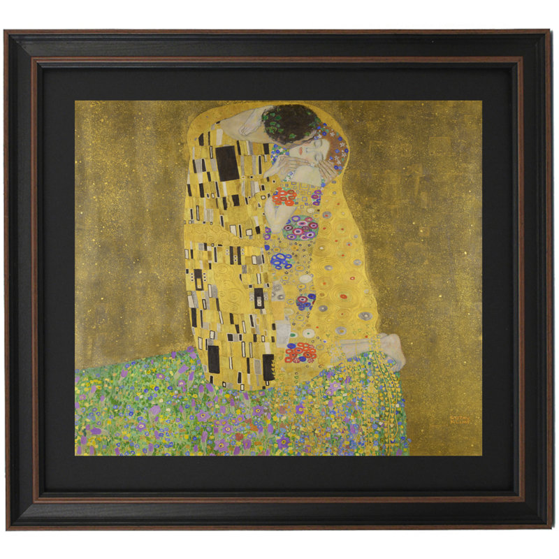Vault W Artwork The Kiss Gustav Klimt | Framed Print | Wayfair