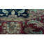 Wool Oriental Area Rug in Blue/Rust/Brown