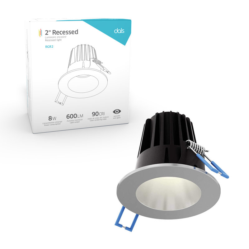 Satin Nickel 3'' LED Indoor/Outdoor Recessed Lighting Kit