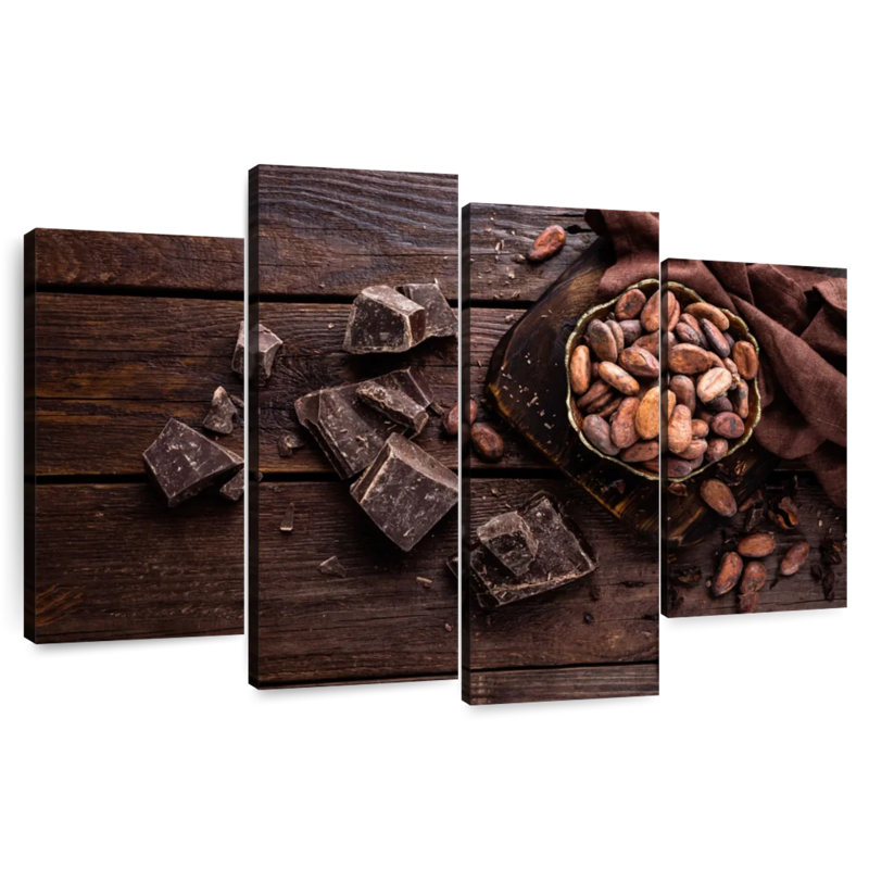 Chocolat et fève de cacao Yarlin, H 27 po x l 43 po