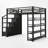 Full Metal Loft Bed With Storage