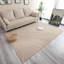 Tapis beige à poils longs lavable 5 x 7 Hardage Hills-538192456-538192454