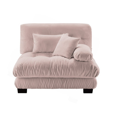 Pariss Sofa RSF W/2 Pillows - Pink