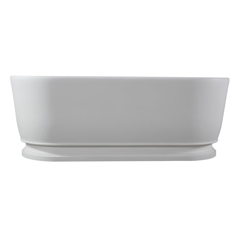 63'' x 28'' Soaking Solid Surface Bathtub