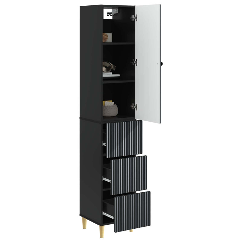 Storage Cabinet, Black