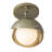 Brooklyn 1 - Light Double Shade Semi Flush Mount-66074460-66074457