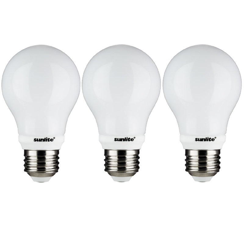 3- Pack, LED, A19 Blinker Light Bulb, Warm White 3000K