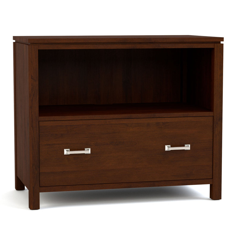 Dwyer One-Drawer File, Nickel