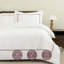 MHG Living Duvet Cover Set Mayfair Burgundy Baratta Stitch Design Cotton Bedding - Includes 2 Pillowcases-122257725
