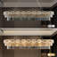 Lustre en cristal et en acier inoxydable à niveaux 49,2 po Mathis-1366439965