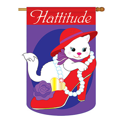 Double Sided Polyester Animal House Flag