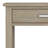 Kitchener 47"W Solid Wood Contemporary Storage Console Table with 2 Drawers and Bottom Storage Shelf-1116914086