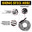 Bionic Steel Garden Hose 304 Stainless Steel Metal Hose, Super Tough & Flexible Water Hose-49984790