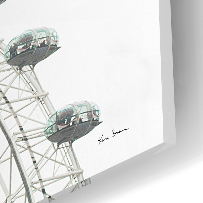 " London Eye I " by Keri Bevan, 16" H x 24" W x 0.2" D