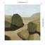 «Paysage 1» par Dan Hobday, reproduction d'art encadrée sur bois-949498011-949498009