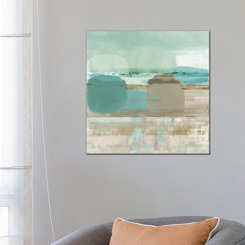 Jade Light III by Flora Kouta - Gallery-Wrapped Canvas Giclée on Canvas, Wrapped Canvas, 66.04 cm H x 66.04 cm W