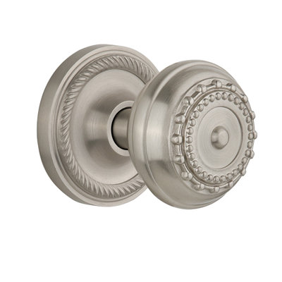 Rosette en corde avec poignée de porte Meadows