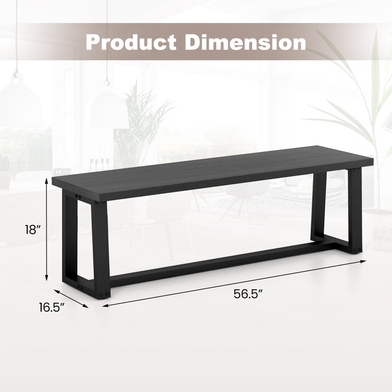 Banc de rangement Nahari, Noir