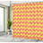 Chevron Shower Curtain with Hooks Included-44237930-94822028