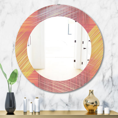 Striped Modern Wall Mirror